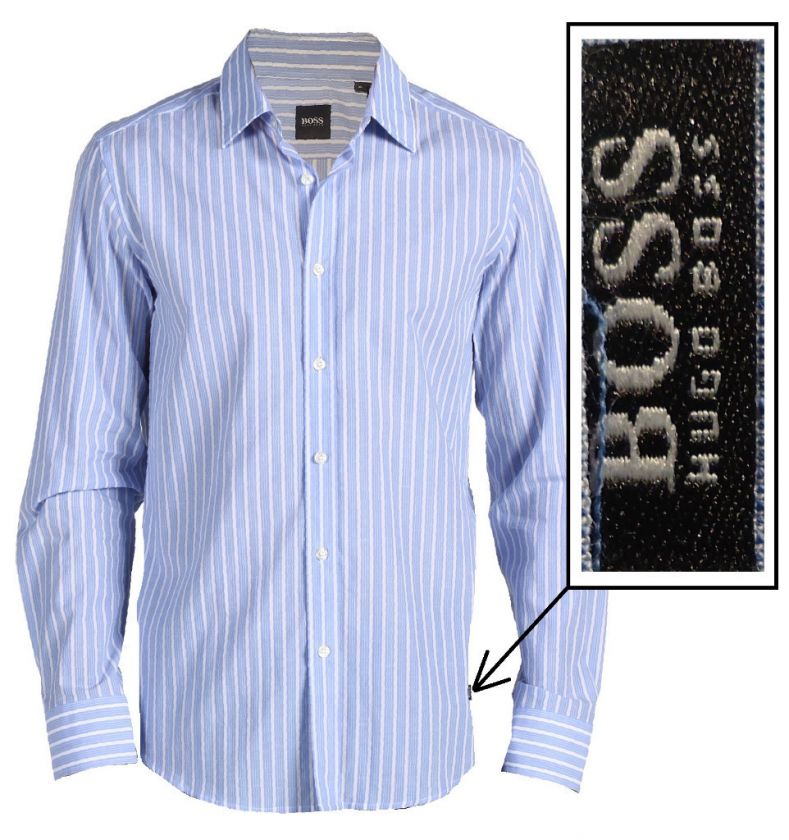 Hugo Boss Black Label Lex Sport Shirt Size XL in Blue  