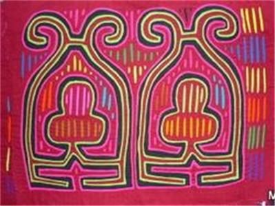 MOLAS BY KUNA INDIANS FROM SAN BLAS HAND STITCHED ART  