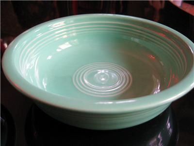 FIESTA WARE BOWLS GREEN Light Cereal Soup Bowl 6 7/8 MINT  