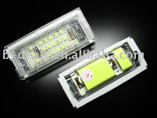 BMW E46 4DR 3 SERIES LED LICENSE PLATE LIGHT LAMP PAIR  