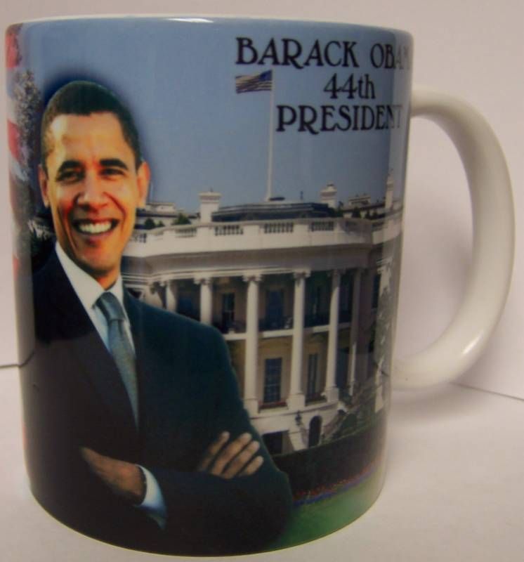 BARACK OBAMA 44TH PRESIDENT OF THE UNITED STATES MUG  