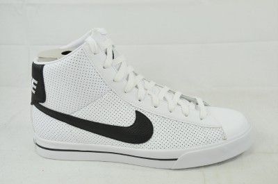 NIKE SWEET CLASSIC HIGH TOP 354701 101 WHITE BLACK 13 M (#4200)  