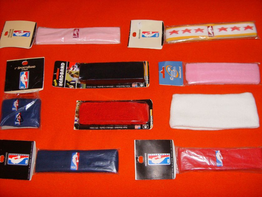 NBA and Plain Headbands, Sweatbands  