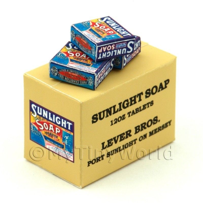 Sunlight Soap 12oz Bar Stock Box And 3 Boxes  