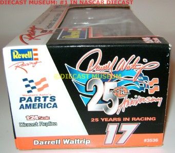 DARRELL WALTRIP #17 PARTS AMERICA 25TH 124 DIECAST  