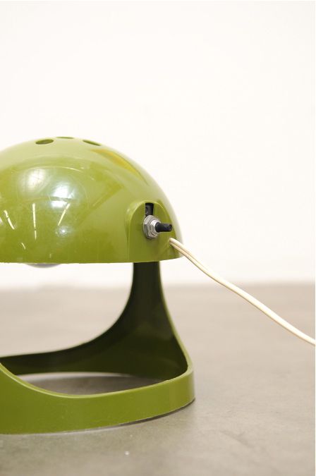 Space Age Mid Century Modern Space Helmet Table Lamp Kartell Joe 