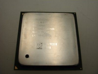 Intel Celeron 2.66/2.53/3.06/2.40GHz CPU Gold Scrap Art  