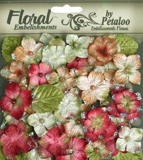 PETALOO Hydrangea Flowers Rose Chantilly Pink Cream Red  