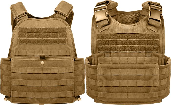   Military MOLLE Tactical Plate Carrier Assault Vest 613902892309  