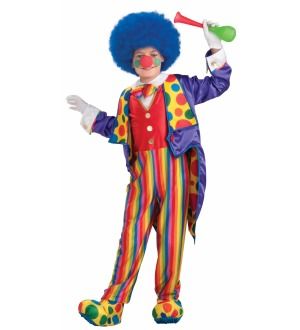 Designer Classy Circus Clown Boy Costume Child Small  