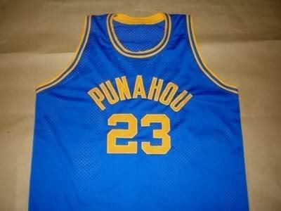 BARACK OBAMA PUNAHOU HIGH SCHOOL JERSEY BLUE NEW ANY SIZE HAF  