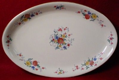 SCHUMANN china sch87 FLORAL SPRAYS pttrn MEAT PLATTER  