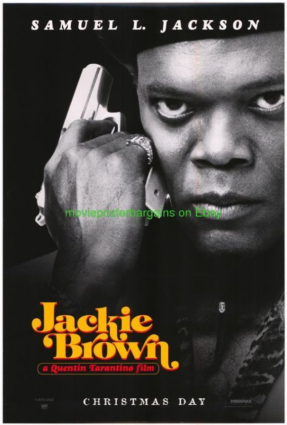 JACKIE BROWN MOVIE POSTER SAMUEL JACKSON ADVANCE STYLE  