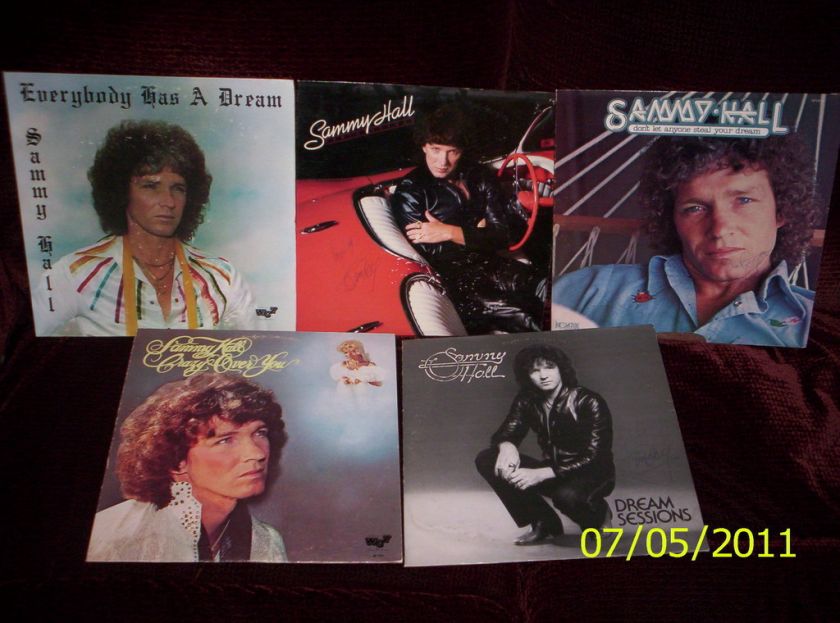 ALBUM SAMMY HALL LOT All EXC/EXC+ 3 autographed   