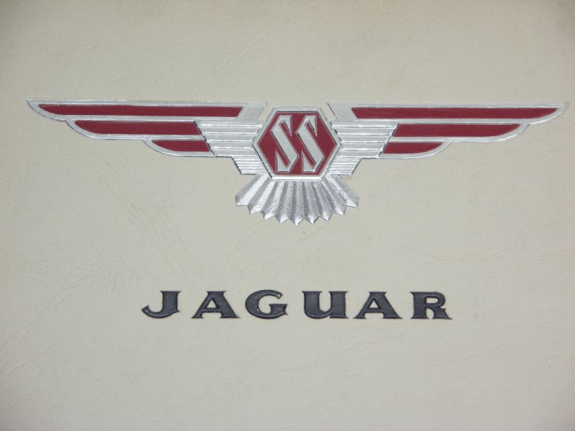 1937 Jaguar SS 100 Saloon Prestige Sales Brochure Catalog   Excellent 