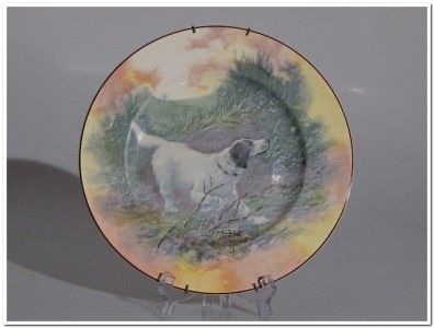 ROYAL DOULTON COLLECTOR PLATE HUNTING DOG D6313  