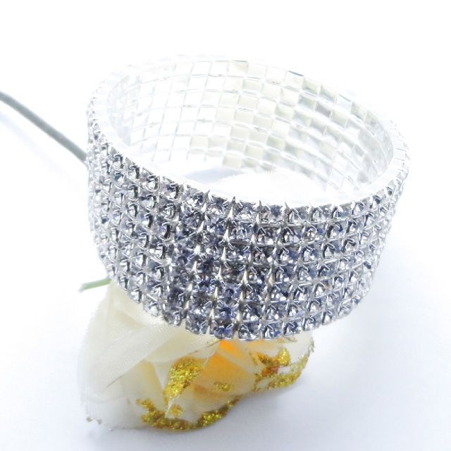  Crystal Rhinestone Wedding Party Stretch Bangle Bracelet Bling Jewelry