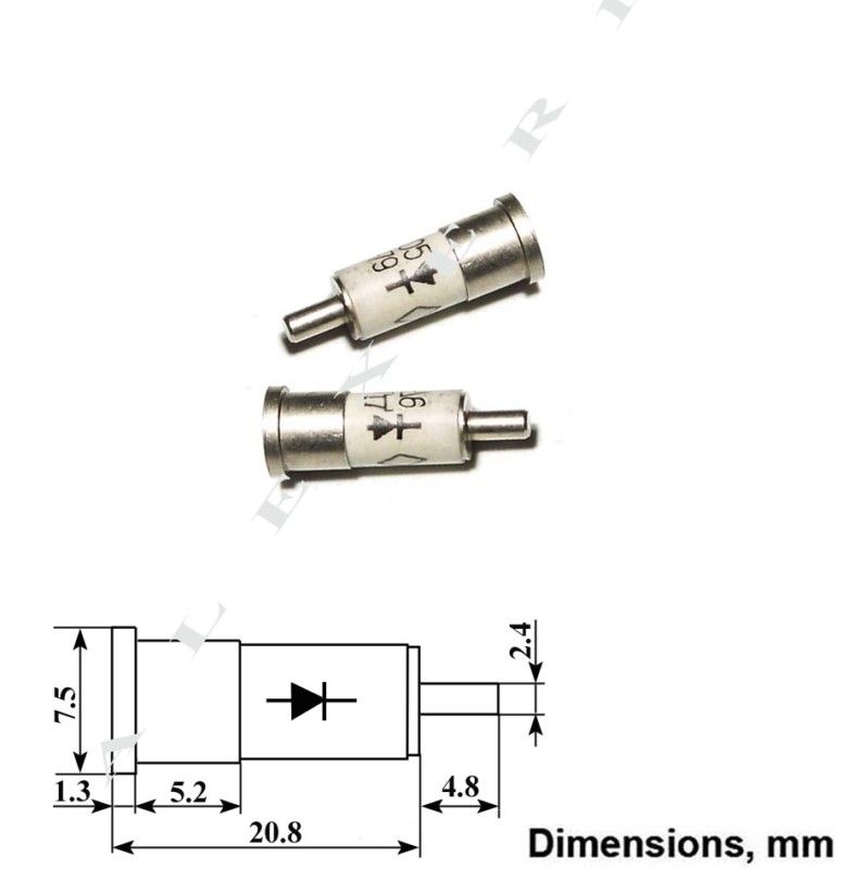 D405A Military Microwave Mixer Diode 14.2GHz Lot of 6  