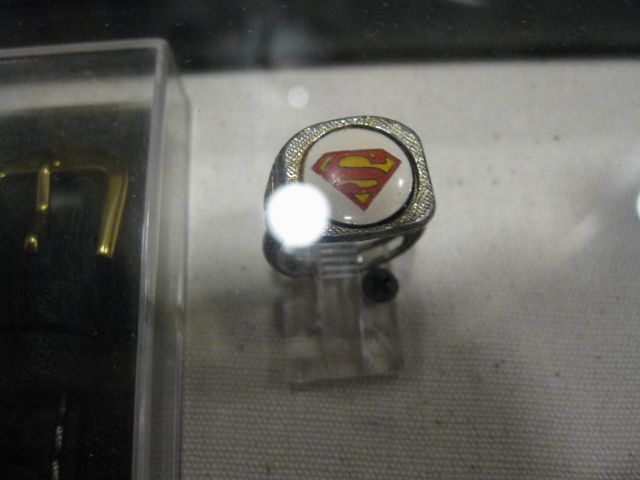 1968 DC SUPERMAN WATCH COMIC BOOK & RING & SHADOW BOX  