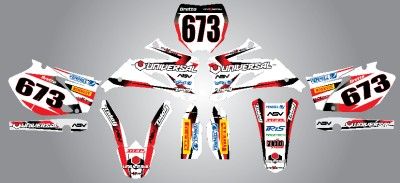 Brand New Fully Custom Graphic Kit to suit Yamaha TTR 50