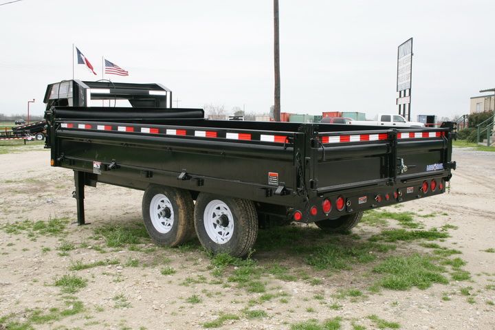 New 14 x 96 Gooseneck Hydraulic Dump Trailer with 7K Axles  