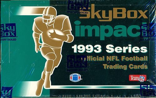 1993 SKYBOX IMPACT FOOTBALL F/S WAX BOX 36 PACKS  