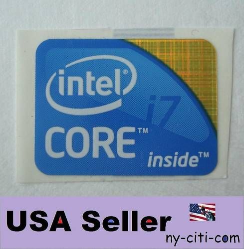 Intel Core I7 Inside Sticker Badgelogolabel A50 On Popscreen 1407