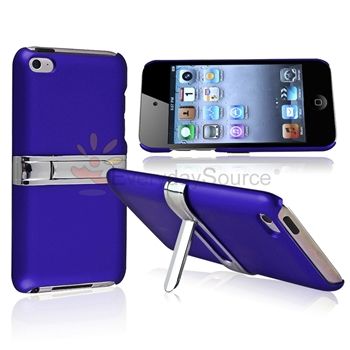   Stand Snap on Hard Case Cover+Privacy Guard For iPod touch 4 G 4th