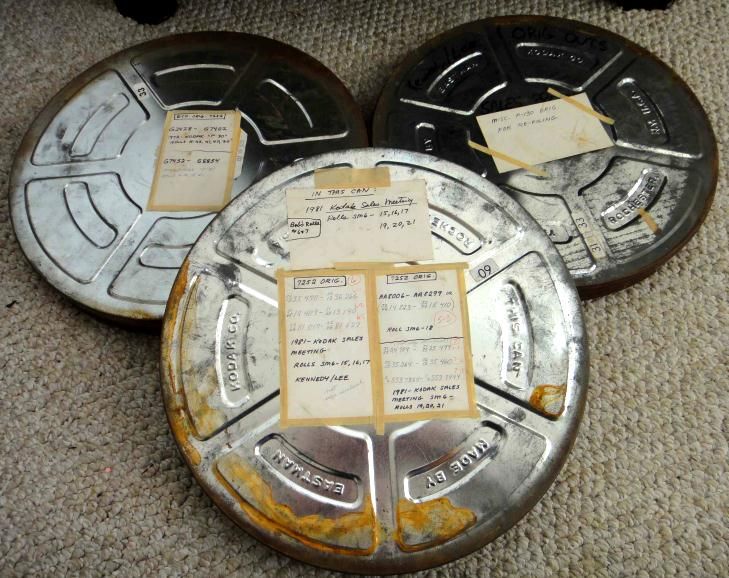 HUGE LOT vintage 16mm MOVIE FILMS of KODAK SALES MTNGS  