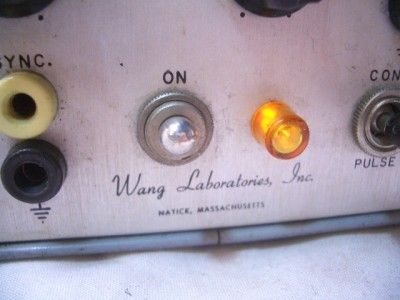 ESTATE* VINTAGE WANG LABORATORIES LOGI MASTER GENERATOR MODEL 5 SP 