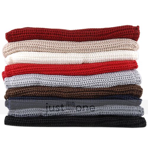 Fashion Womens Ladies Winter Neck Warmer Knit Circle Cowl Wrap Tube 