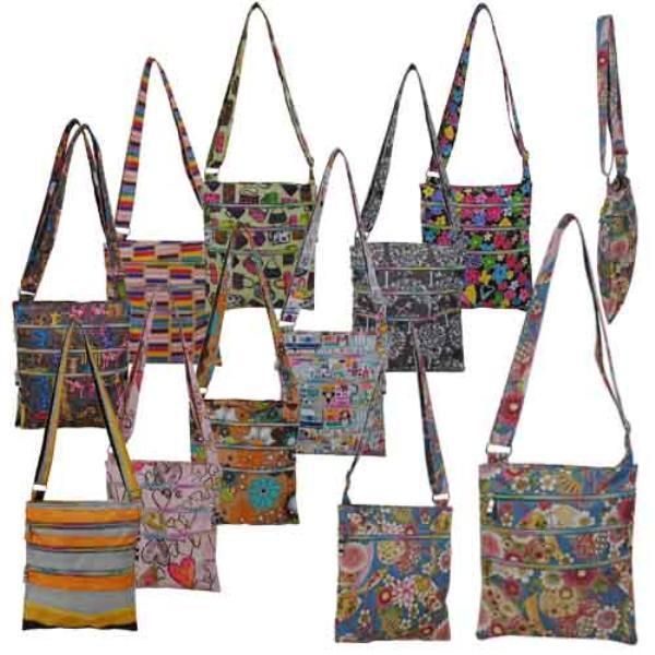 WOMANS 8 CROSS BODY BAG (Wholesale Lots of 24)  