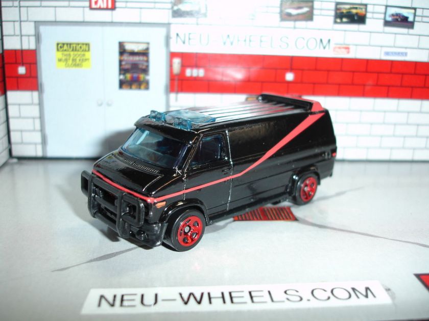 1984 GMC VAN THE A TEAM MOVIE CAR LIMITED EDITION MATTEL HOT WHEELS 