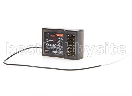 CopterX CX CT6C 2.4GHz 6CH Transmitter,CX CR6C Receiver  