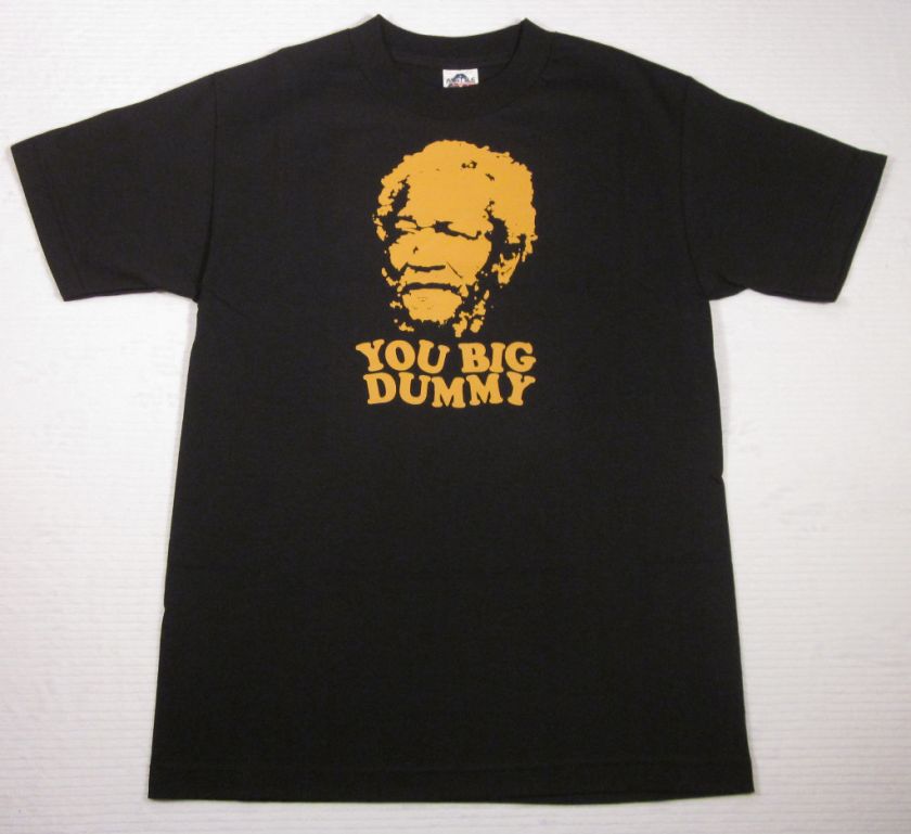 Sanford and Son You Big Dummy T shirt Black Sz2XL New  