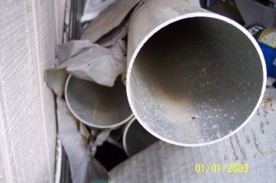 ALUMINUM PIPE TUBING BY THE 3 FOOT SECTION  