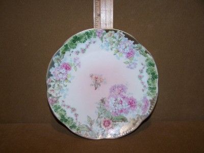 ANTIQUE ELBOGEN PLATE, AUSTRIA, 1800S, GILTING, GOLD, VINTAGE 