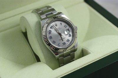 ROLEX DATEJUST II (2010) / RHODIUM ARABIC DIAL / MINT CONDITION  