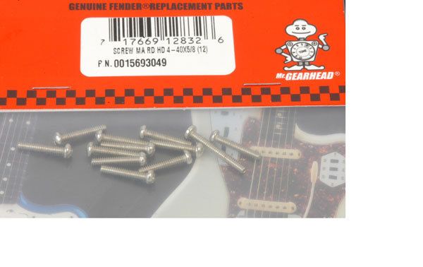 12 Fender USA Vintage Jaguar Saddle Length Screws  