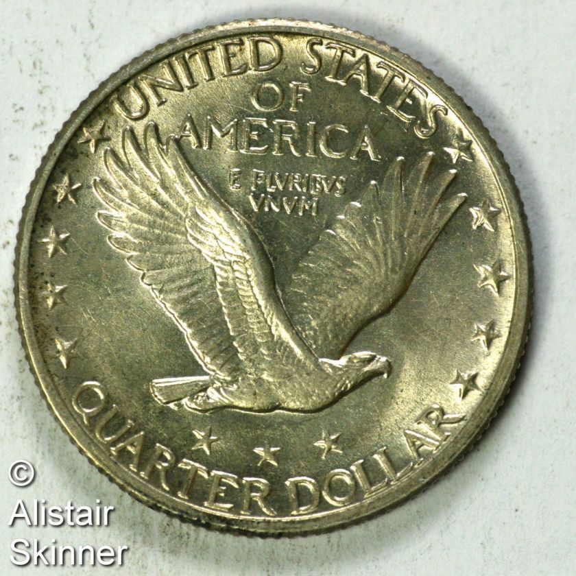 1927 Standing Liberty Quarter AU #2  