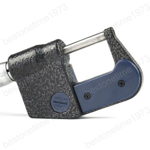 LCD 0 1 0 25mm/0.001mm Electronic Digital Micrometer Meter outside 