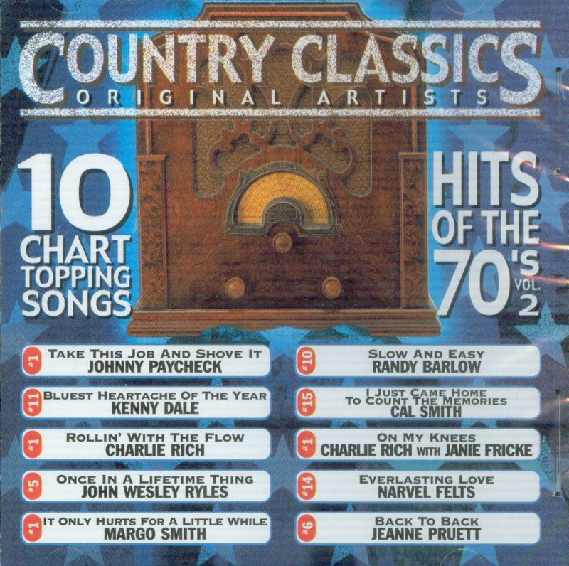 COUNTRY CLASSICS, HITS OF 1970S VARIOUS ARTISTS (CD)  