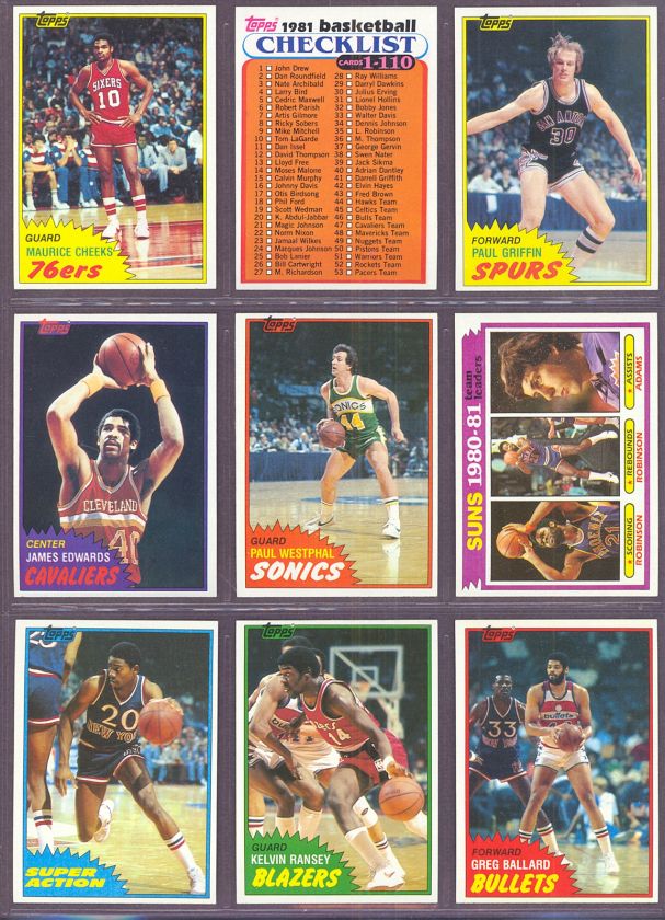 1981 Topps #88 Kelvin Ransey Blazers (NM/MT) *265782  