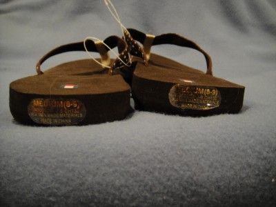 NEW   WOMENS TOMMY HILFIGER FLIP FLOP STYLE SANDALS (SZ 8 9M)  