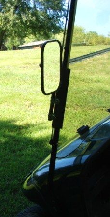 NEW STEEL GOLF CART MIRRORS EZ GO CLUB CAR YAMAHA*EY1  