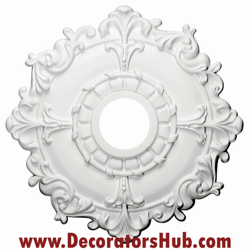 18OD x 3 1/2ID x 1 1/2P Riley Ceiling Medallion  