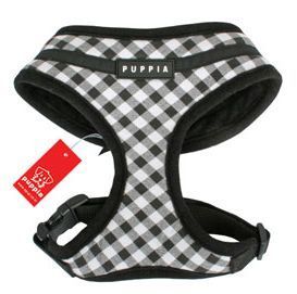 Great Gift Genuine Puppia Dog Harness Lattice Black   S  