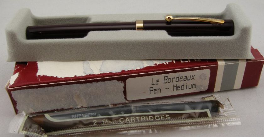   Sheaffer fountain pen. Here are the facts about this pen