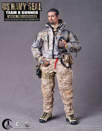   Dummy 1/6 US Navy Seal Team 8 Gunner Mk48 MOD1_ Box Set _Now CD005Z