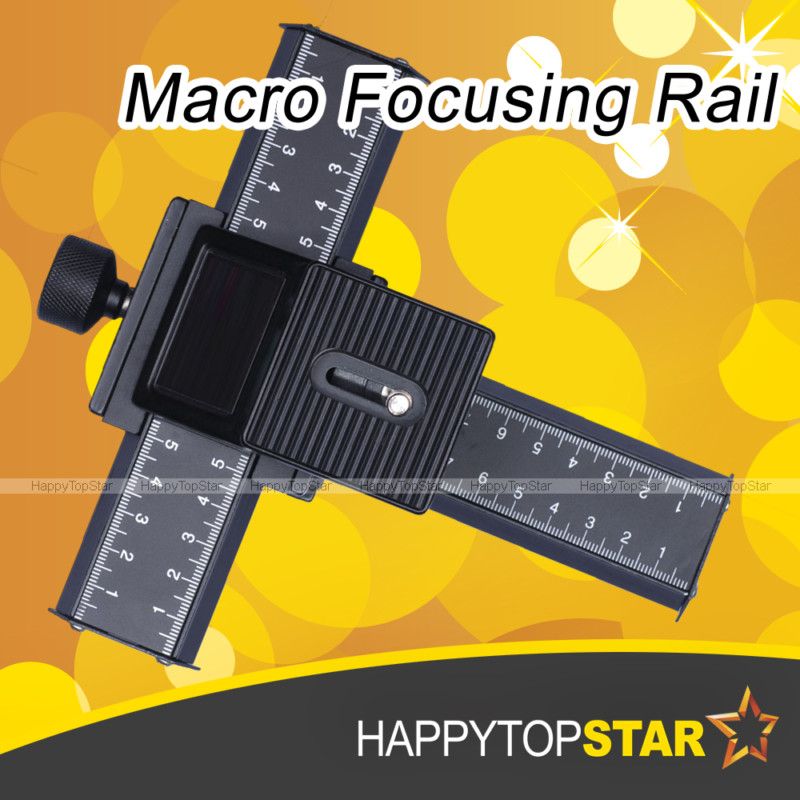 Way Macro Shot Focusing Rail Slider Tripod Photo Tool  